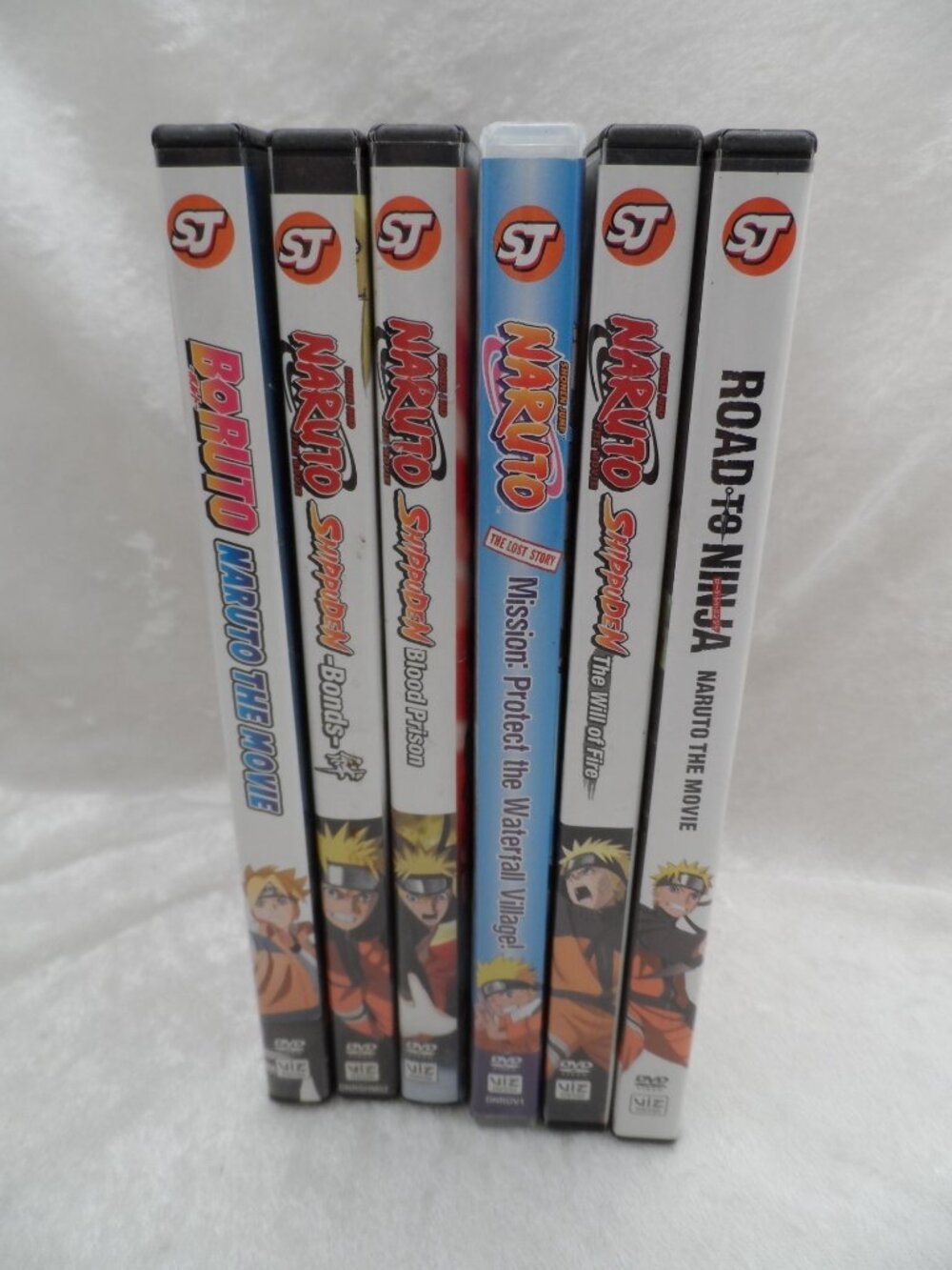 Naruto Shippuden Movie DVD Lot Set of 6 Boruto Road to Ninja Blood Prison Viz